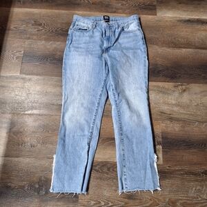 DBG Urban Outfitters Straight Leg Denim Jeans with Split Hem, Size31, RN#66170